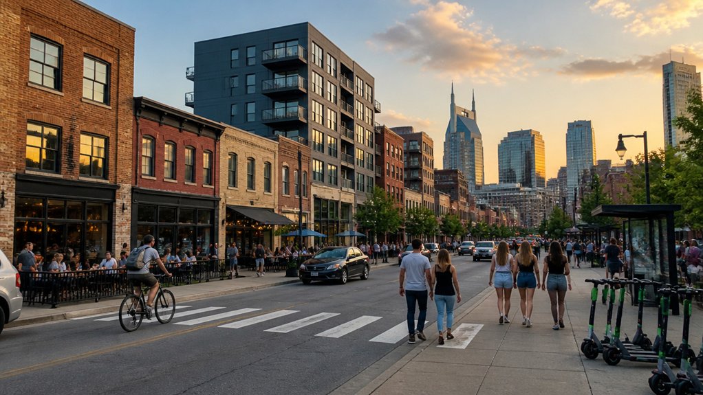 car free nashville neighborhood choices