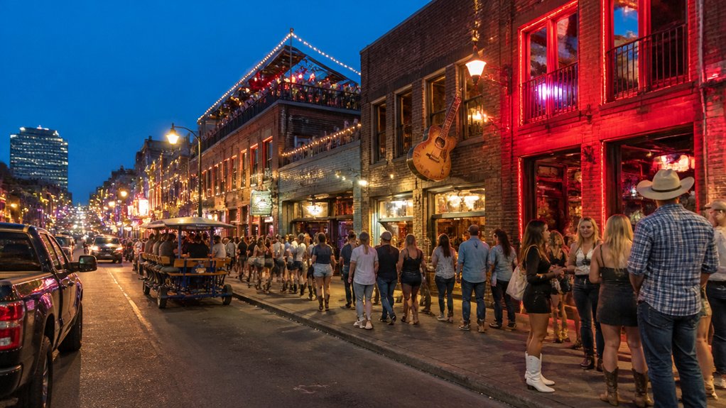 classic lower broadway honky tonks