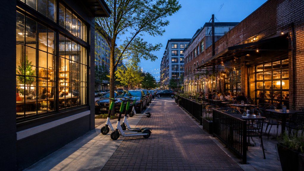 coffee breweries and nightlife