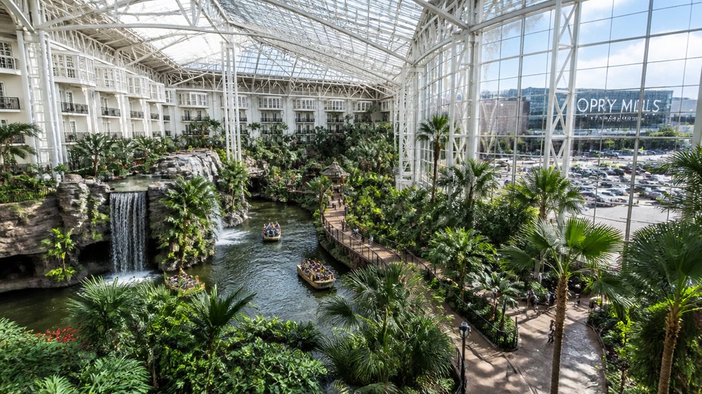 indoor tropical resort escape