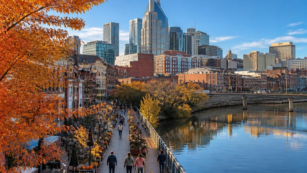 peak late october nashville foliage
