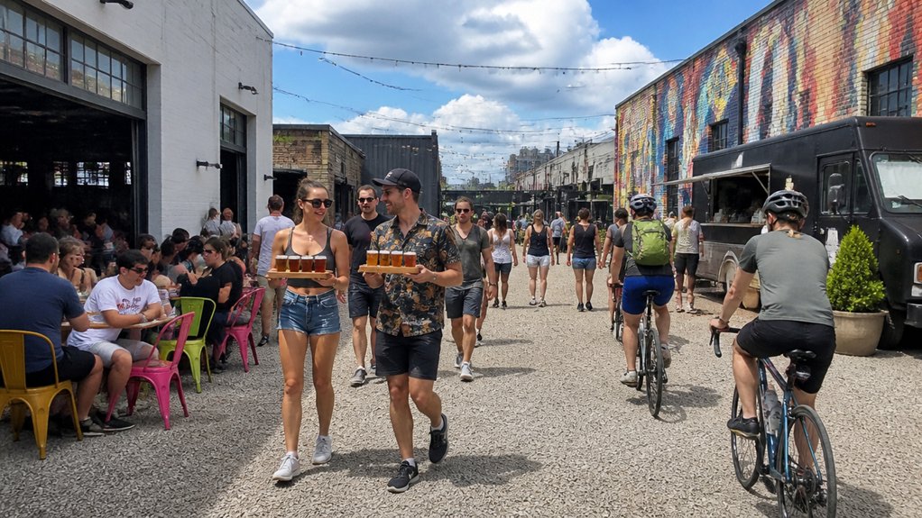 polished neighborhood brewery crawl