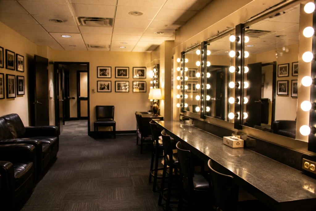Backstage dressing-room area at the Grand Ole Opry House