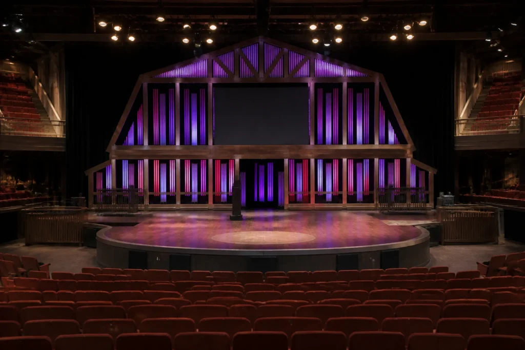 Grand Ole Opry House stage viewed from the audience