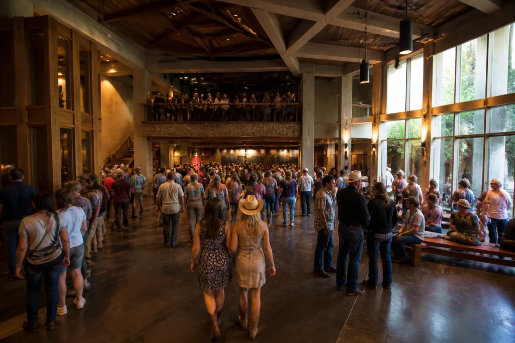Grand Ole Opry House lobby before a performance