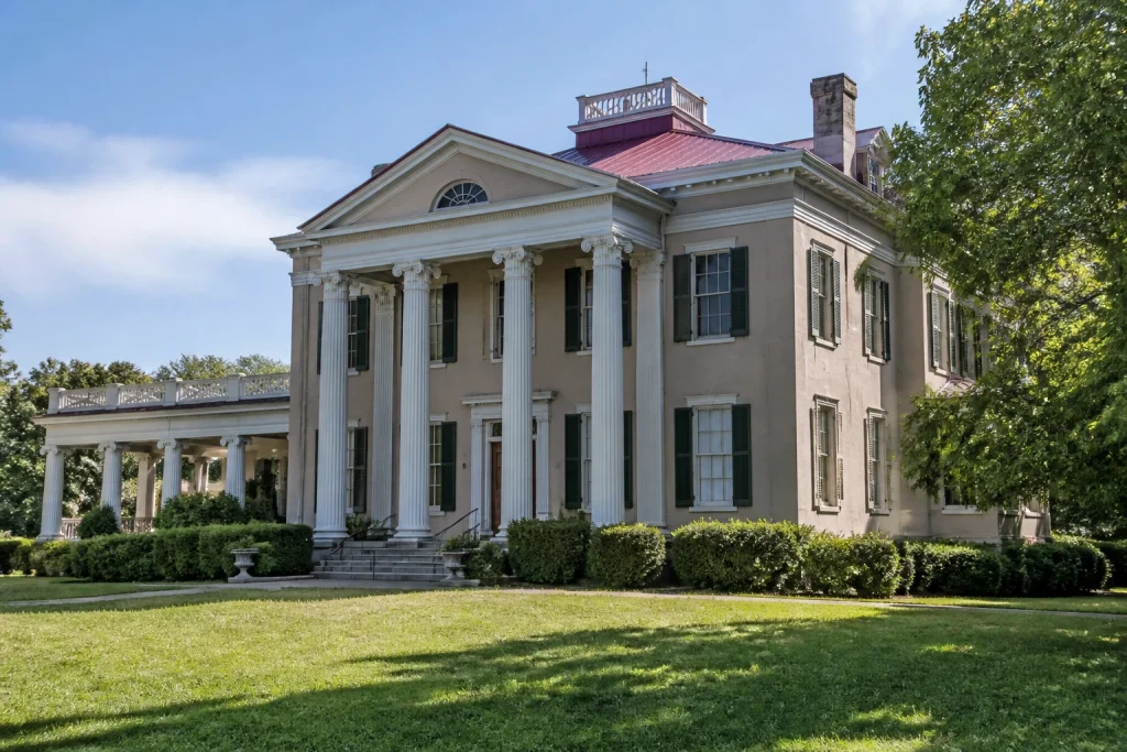Exterior of Carnton in Franklin, Tennessee