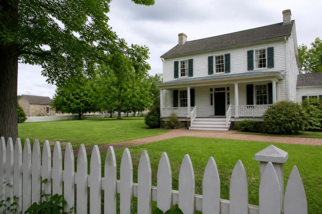 Outdoor view of Carter House grounds in Franklin, Tennessee