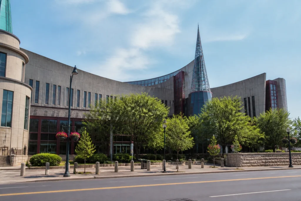 Exterior of the Country Music Hall of Fame in Nashville