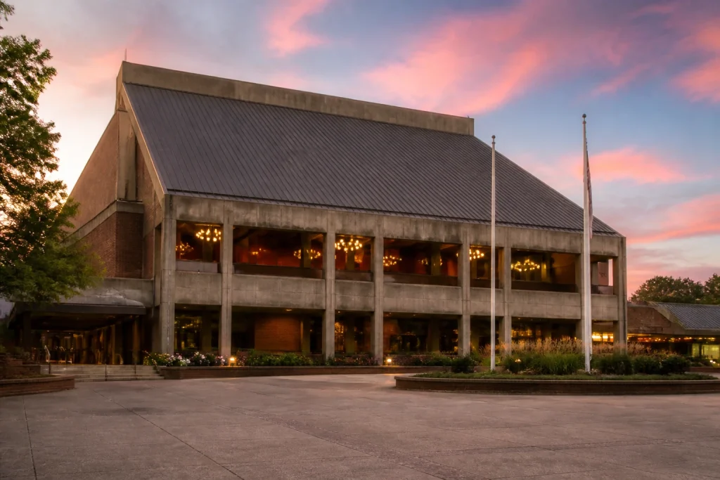 Grand Ole Opry building in Nashville’s Music Valley