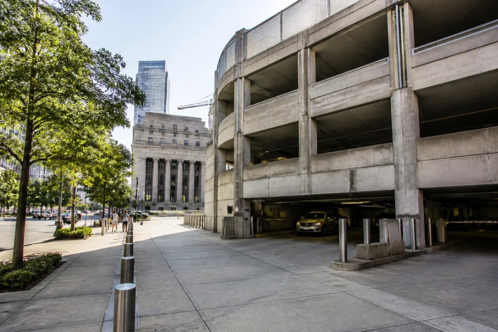 Public Square Garage area in downtown Nashville